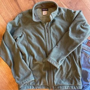 Patagonia Synchilla Fleece green Full Zip Womens Size L jacket sweatshirt